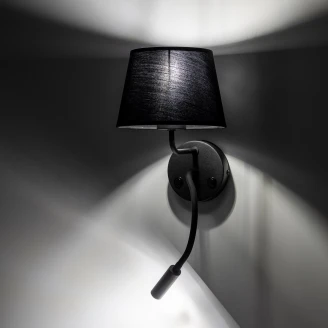 Vegglampe <strong>Sken</strong>  Svart Matt