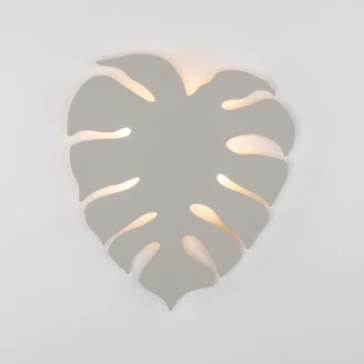 Vegglampe <strong>Monstera Leaves</strong>  XL Beige Matt