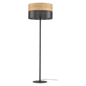 Gulvlampe <strong>Nira</strong>  Svart, Eik Matt
