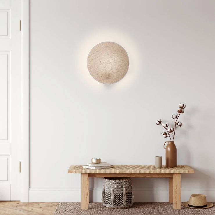 Vegglampe Himmel Beige Matt