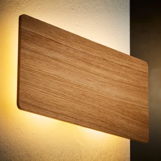 Vegglampe <strong>Zane</strong>  Lyst Tre Matt 35 cm