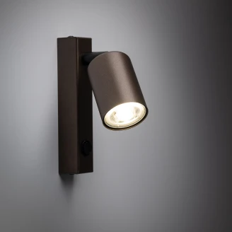 Vegglampe <strong>Vilia</strong>  Brun Matt