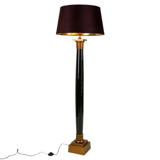 Werner Voss Gulvlampe <strong>Tremont</strong>  Svart, Antikkgull Blank