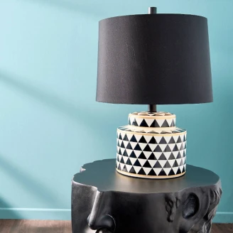 Werner Voss Bordlampe <strong>Donna</strong>  Svart, Hvit Blank
