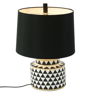 Werner Voss Bordlampe <strong>Donna</strong>  Svart, Hvit Blank