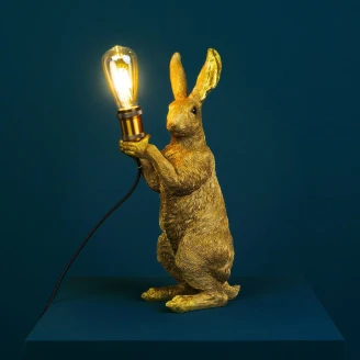 Werner Voss Bordlampe <strong>Meister Lampe</strong>  Gull Blank