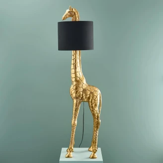 Werner Voss Gulvlampe Giraff <strong>Urban Jungle</strong>  Gull, Svart Blank