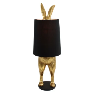 Werner Voss Gulvlampe <strong>Hiding Rabbit®</strong>  Gull, Svart Blank