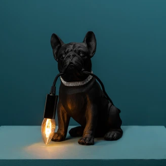 Werner Voss Bordlampe <strong>Francis</strong>  Svart Blank