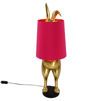 Werner Voss Bordlampe <strong>Hiding Bunny®</strong>  Gull, Rosa Blank