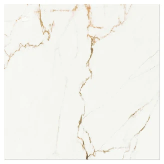 Marmor Gulvflis <strong>Whirl</strong>  Hvit Matt 60x60 cm