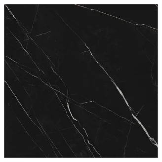 Marmor Gulvflis <strong>Whirl</strong>  Svart Matt 60x60 cm