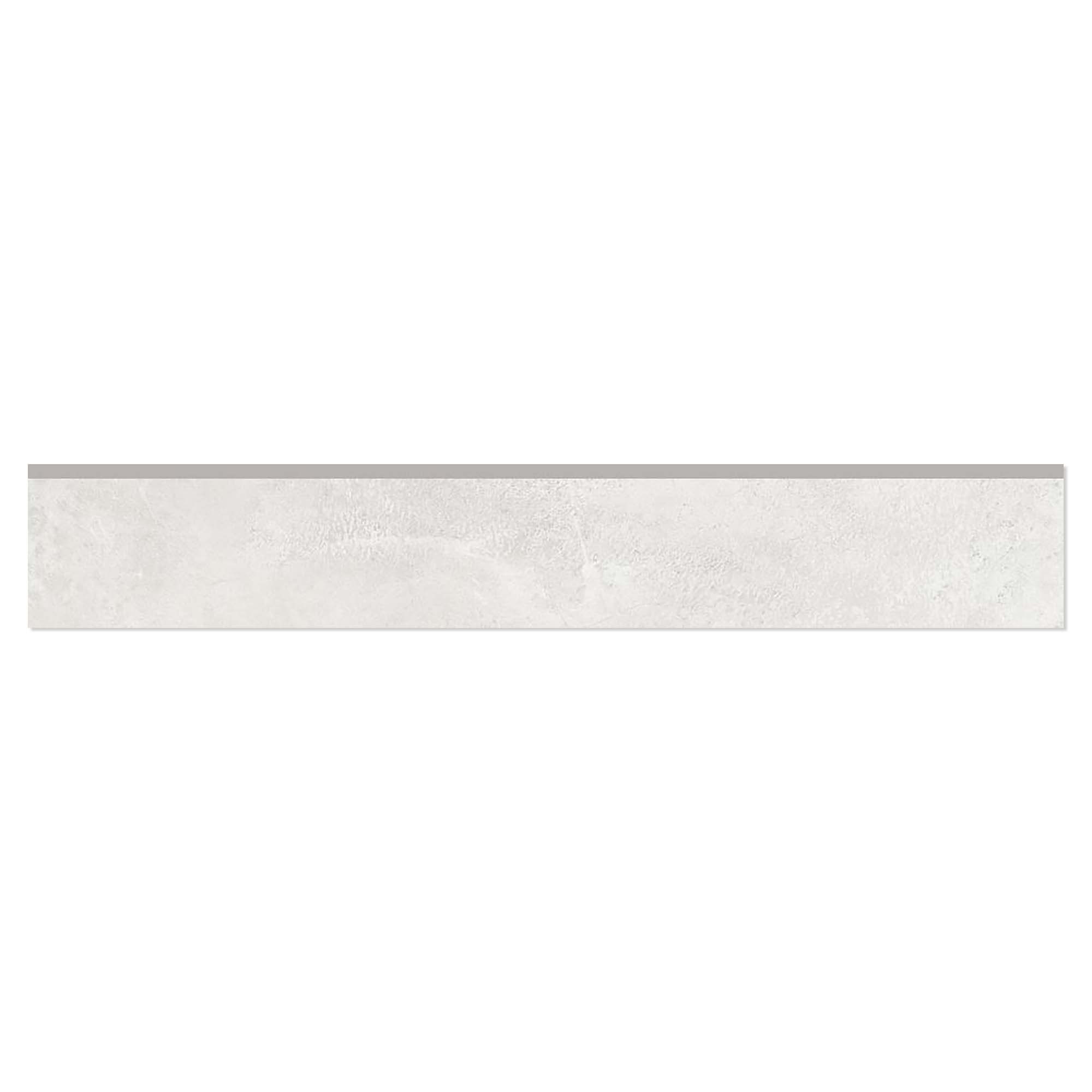 Dune Gulvlister Fliser Zement Hvit Matt 10x60 cm