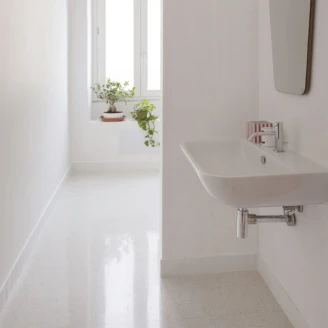 Terrazzo <strong>Graniglia</strong>  Bianco Polert 20x20 cm