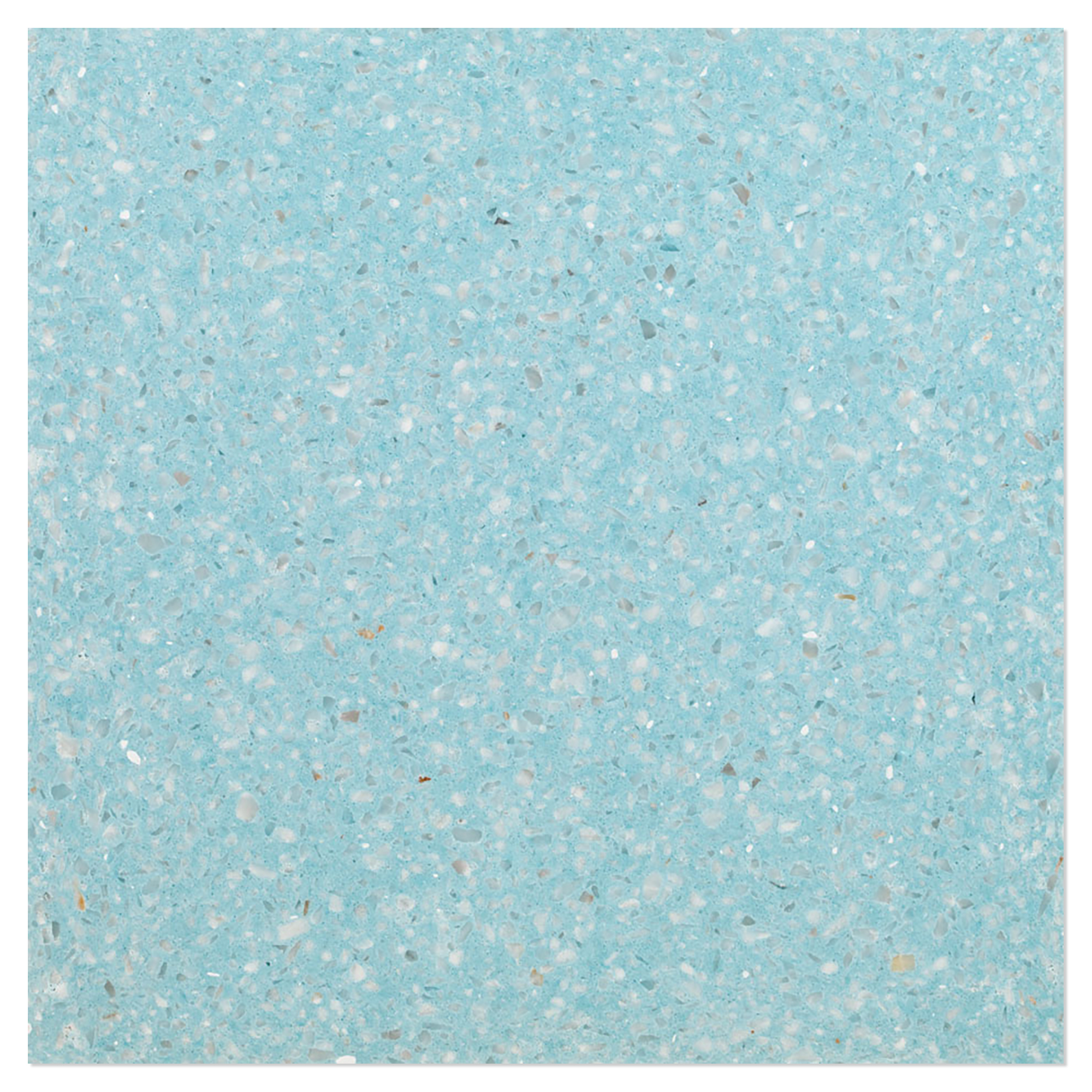 Terrazzo Graniglia Azzurro Pastello Polert 20x20 cm