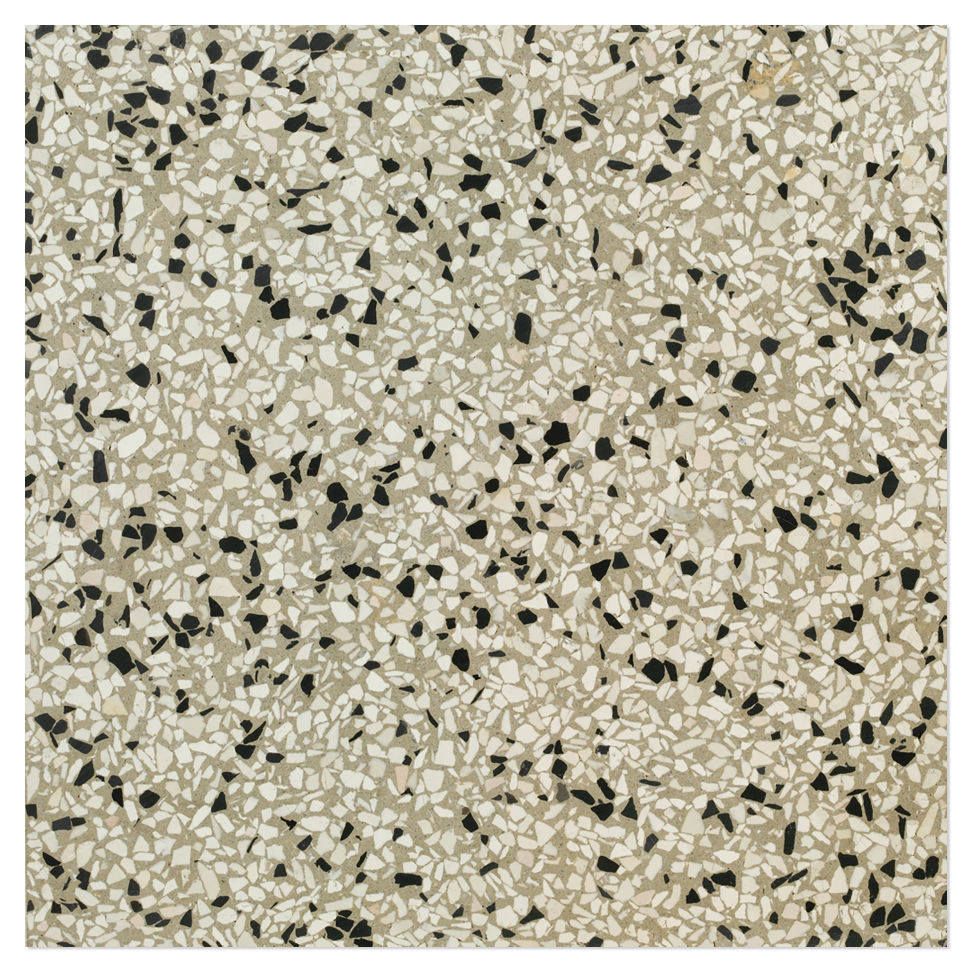 Terrazzo Graniglia Bianconera Polert 20x20 cm