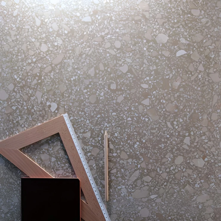 Terrazzo Fragmenta Botticino Dorato Matt 60x60 cm