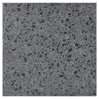 Terrazzo <strong>Fragmenta</strong>  Nero Ombrato Polert 40x40 cm
