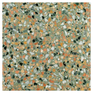 Terrazzo <strong>Gra Veneziana</strong>  Verde De Lumi Matt 40x40 cm