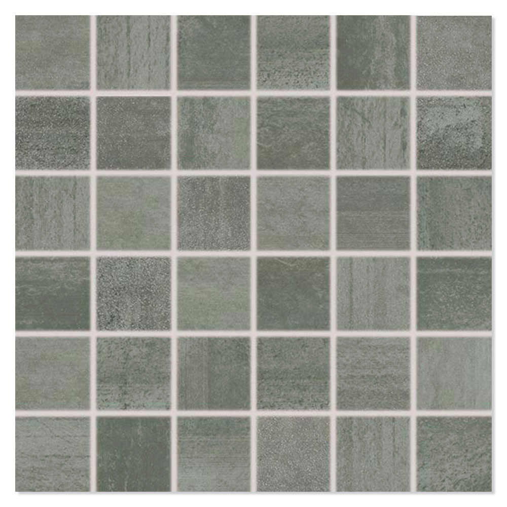 Mosaikk Veggflis Rush Grå Matt 30x30 (5x5) cm