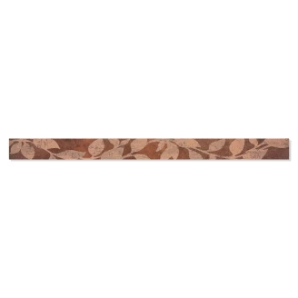 Dekor Veggflis <strong>Rush</strong>  Brun Matt 5x60 cm