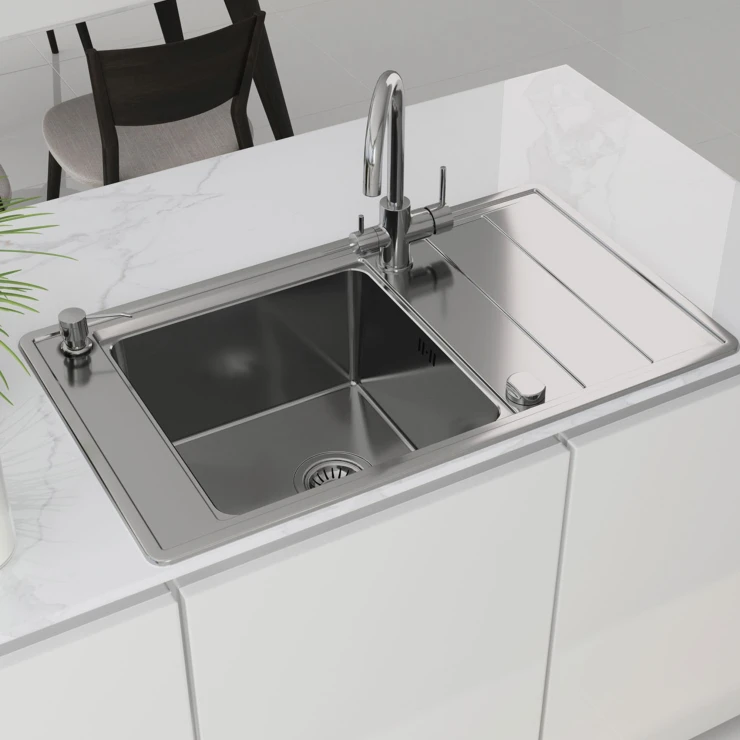 Oppvaskmiddel Dispenser Deco Krom Blank