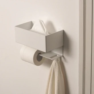 Papirholder <strong>Sommardopp</strong>  17 cm Hvit