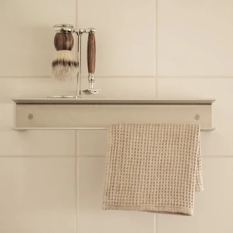 Handdukshållare med Hylle 37x9 <strong>Sommardopp</strong>  Krom