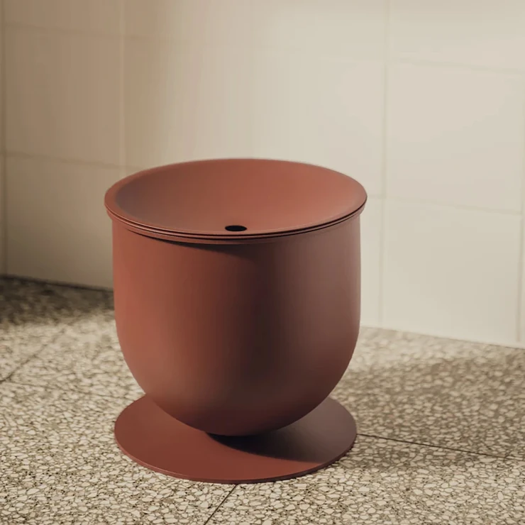 Papirkurv Rimini 7L Rød