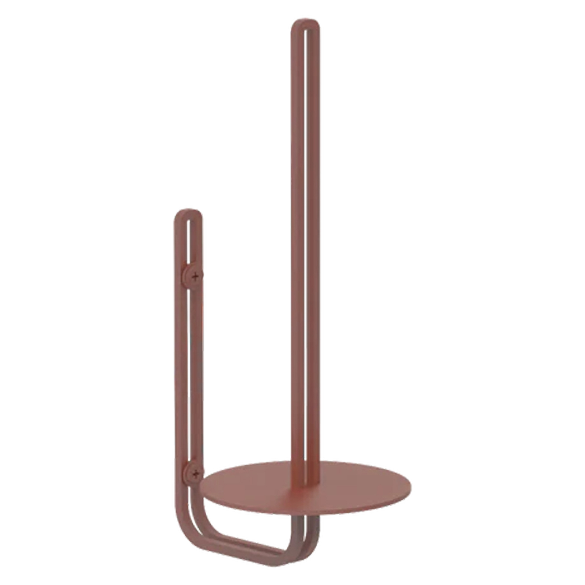 Toalettpapirholder for Reservrullar Rimini 23 cm Rød