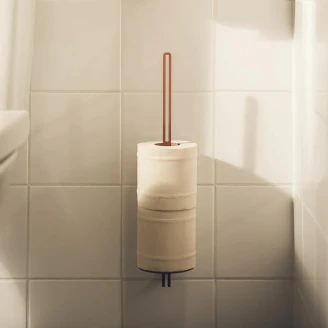 Toalettpapirholder for Reservrullar <strong>Rimini</strong>  37 cm Rød