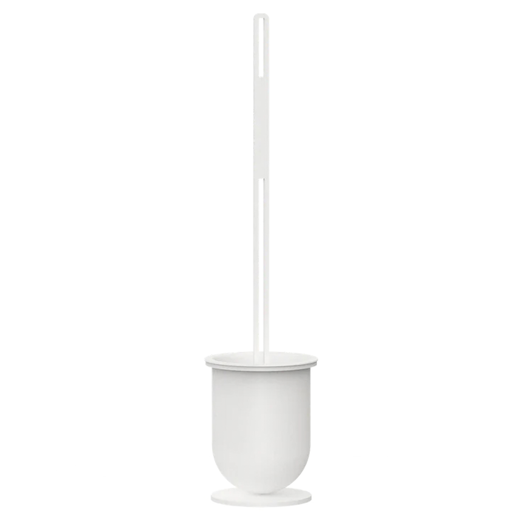 Toalettbørste Rimini 42 cm Hvit