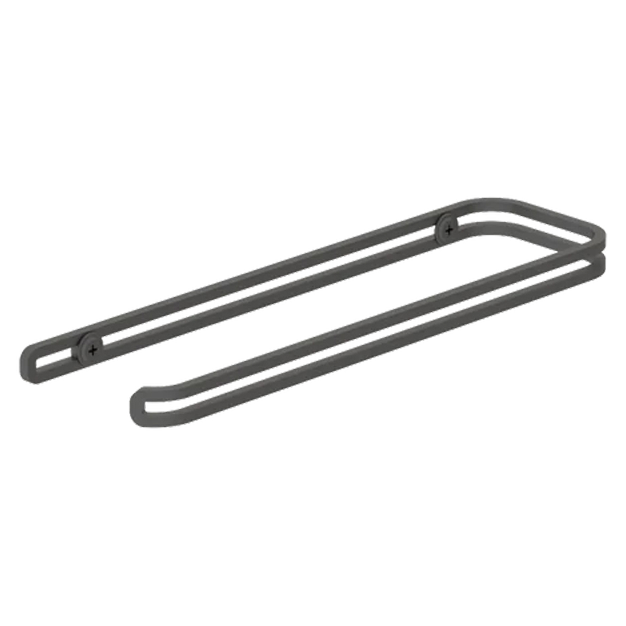 Toalettpapirholder Rimini 23 cm Svart