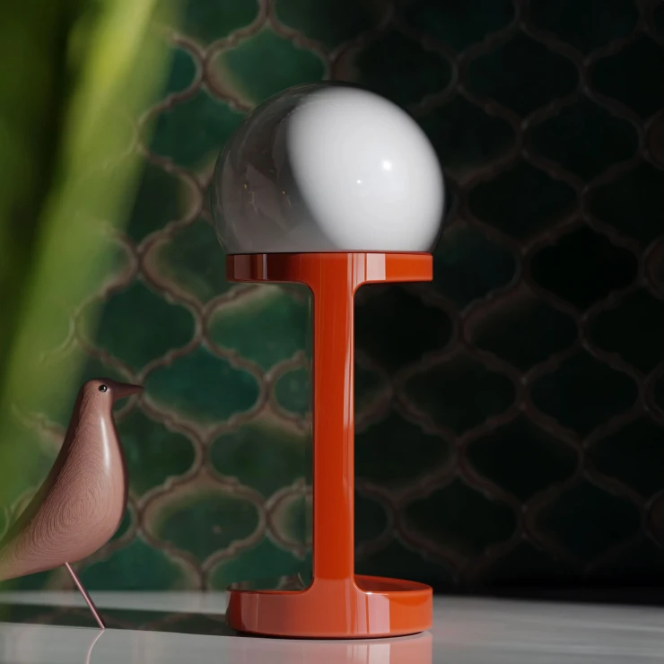 Ferroluce Bordlampe Habea Oransje