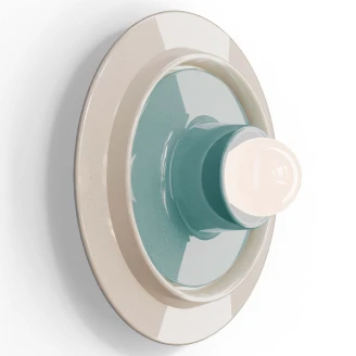 Ferroluce Vegglampe <strong>Voila</strong>  Beige, Turkis