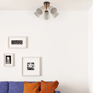 Taklampe Sona Penta Beige Matt