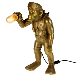 Werner Voss Bordlampe <strong>Diver Dan</strong>  Gull Blank