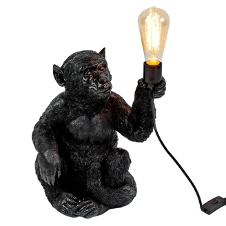 Werner Voss Bordlampe <strong>Abu</strong>  Svart Blank
