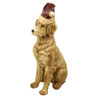 Werner Voss Dekorasjonsfigur <strong>Santa Dog</strong>  Brun Matt