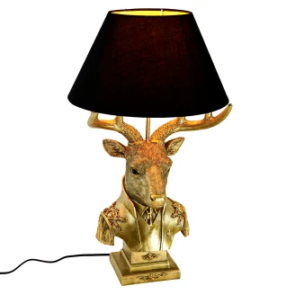 Werner Voss Bordlampe <strong>Hjort</strong>  Gull, Svart Blank