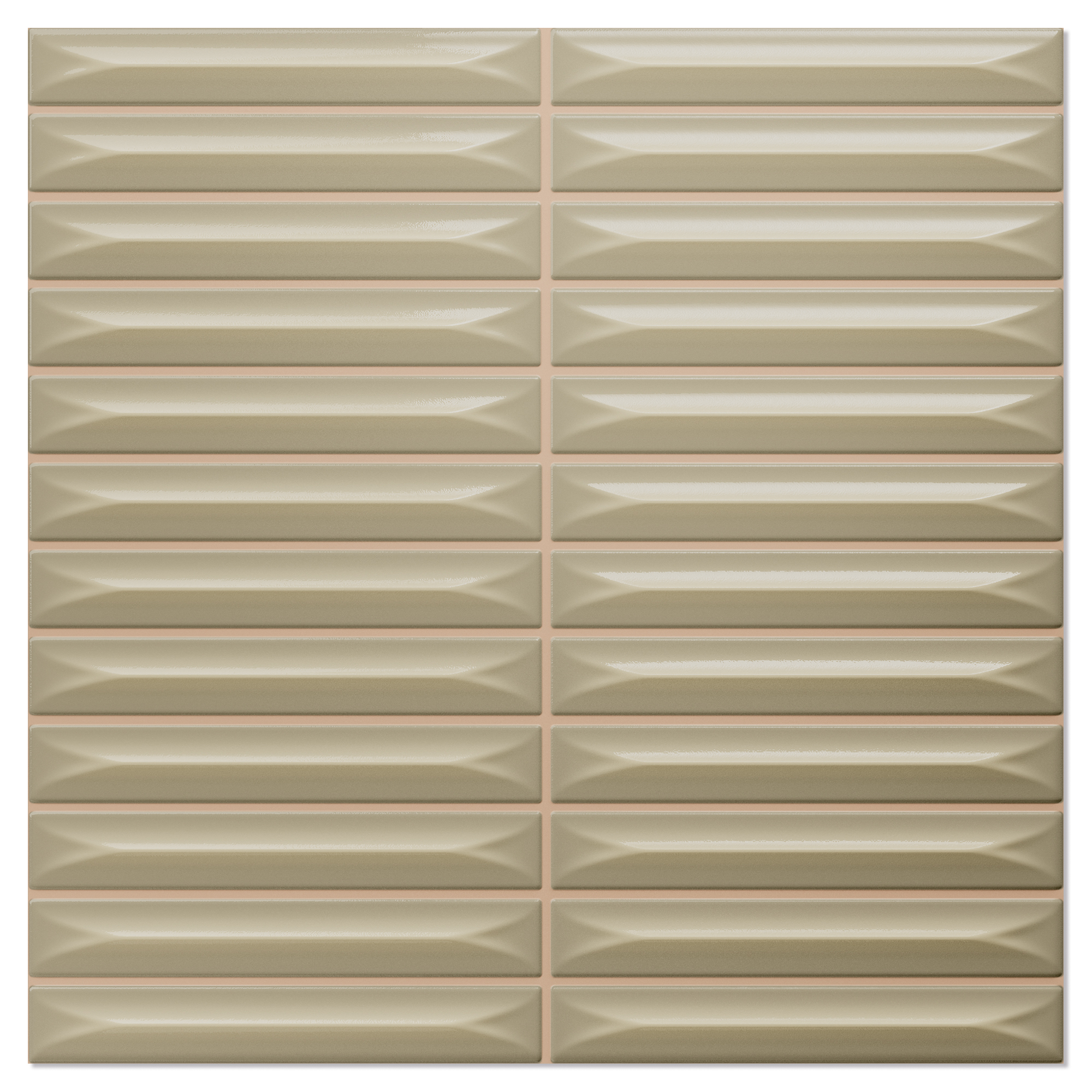 Veggflis Cue Olive Blank 20x20 (1.5x10) cm