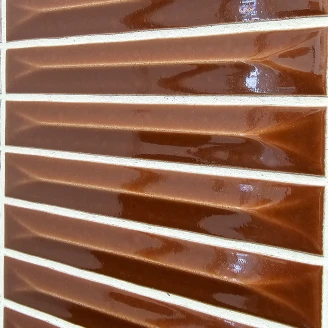 Veggflis <strong>Cue</strong>  Rød Blank 20x20 (1.5x10) cm med Knitrende Effekt
