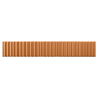 Veggflis <strong>Steelix</strong>  Kobber Blank Relieff 5x30 cm