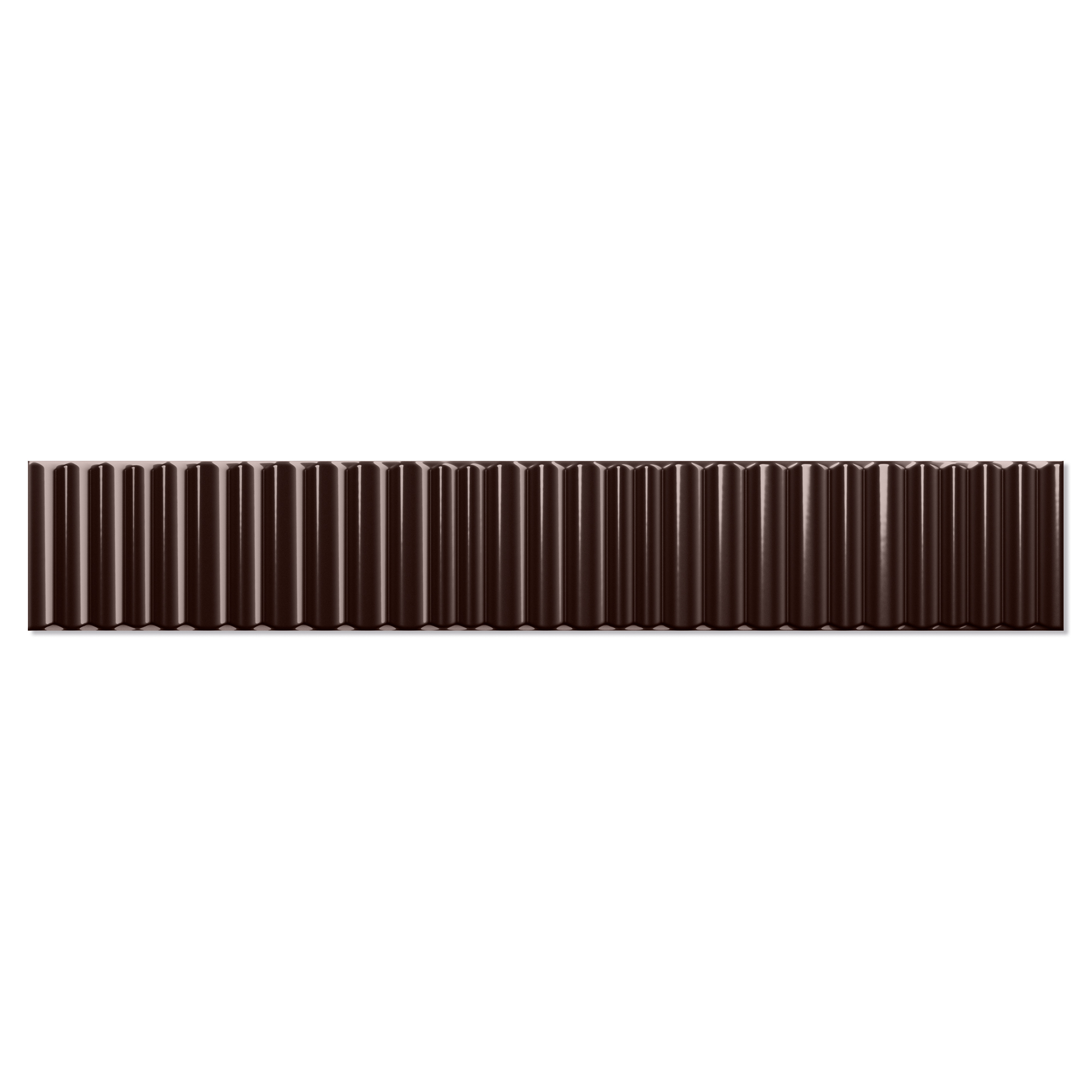 Veggflis Steelix Svart Blank Relieff 5x30 cm