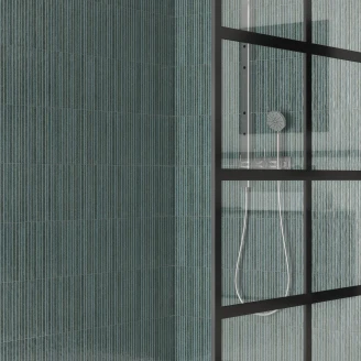 Veggflis <strong>Solanda</strong>  Blå Blank 15x30 cm