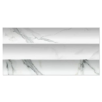 Marmor Veggflis <strong>Argos</strong>  Statuario Matt 12x23 cm