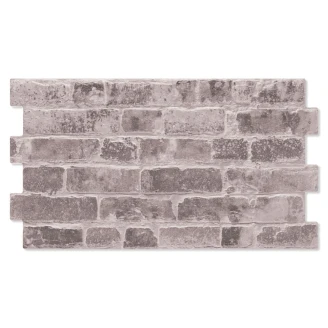 Klinker <strong>Manhattan</strong>  Grå Mat-Relief 31x56 cm