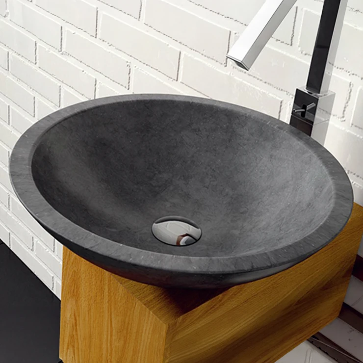 Bathco Servant Stone Catania Svart 41 cm