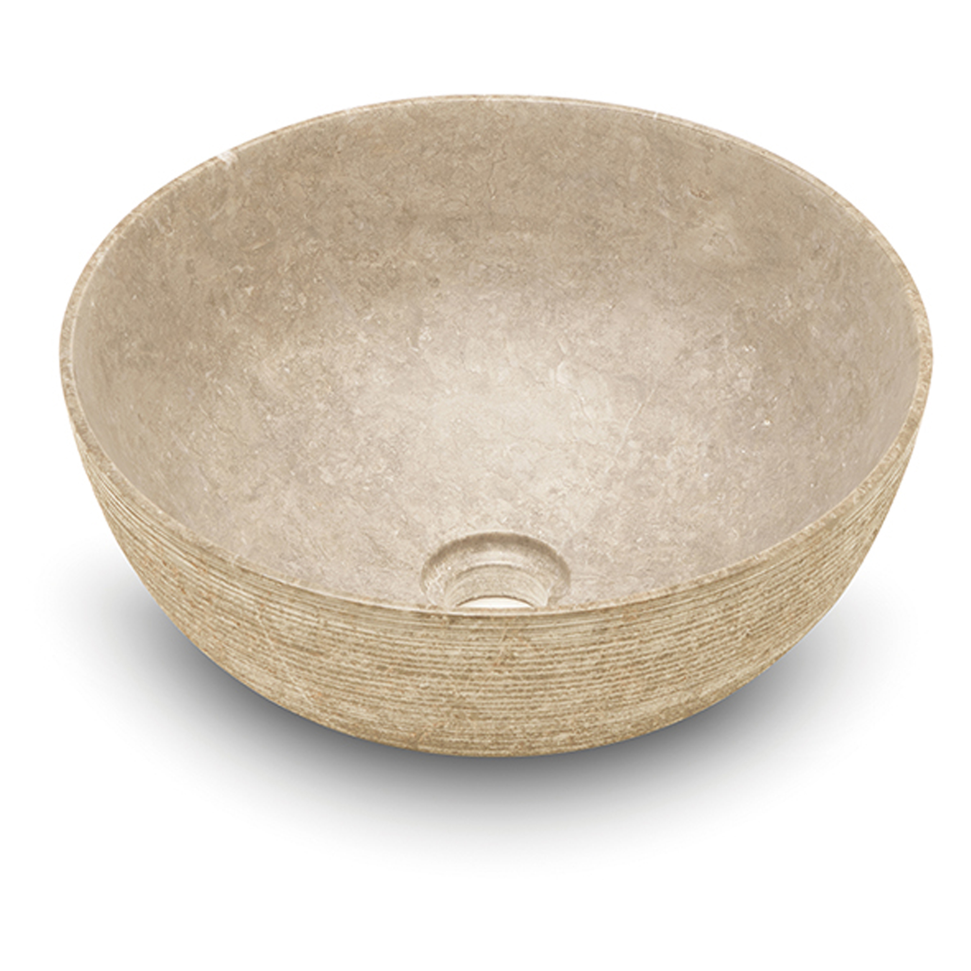 Bathco Servant Stone Domed Rund Beige 38 cm