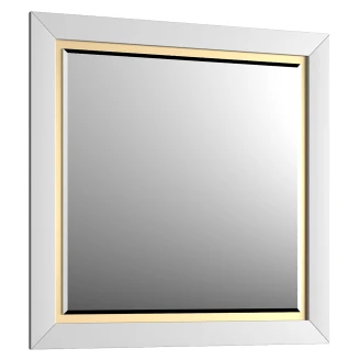 Speil <strong>Elan</strong>  Hvit Matt 80x80 cm
